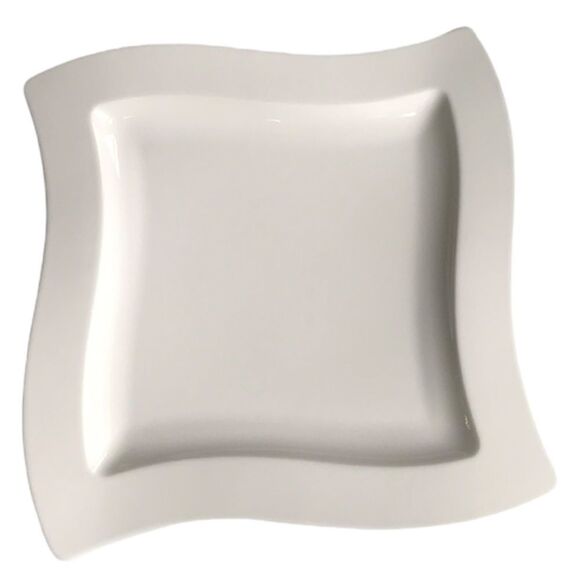 VILLEROY & BOCH New Wave Premium Porcelain White Dinner Plate - Picture 3 of 8